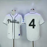 Philadelphia Phillies #4 Phillies 4 White Retro