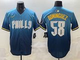 Philadelphia Phillies #58 Dominguez Phillies City Adult