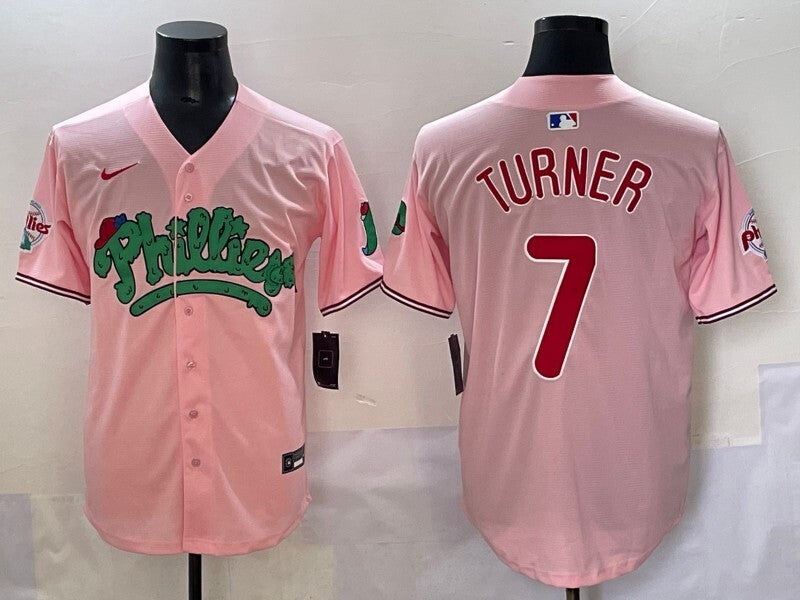 Philadelphia Phillies #7 Trea Turner Phillies 4 Collaboration Style 2