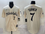 Philadelphia Phillies #7 Trea Turner Phillies 5 Collaboration Style 1