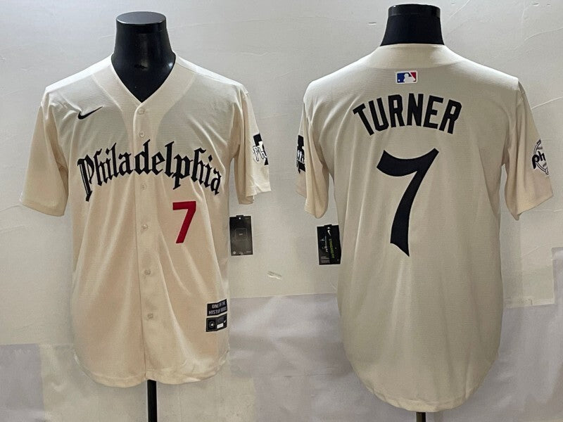 Philadelphia Phillies #7 Trea Turner Phillies 5 Collaboration Style 2