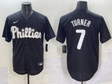 Philadelphia Phillies #7 Trea Turner Phillies Black Special Edition Adult Style 2