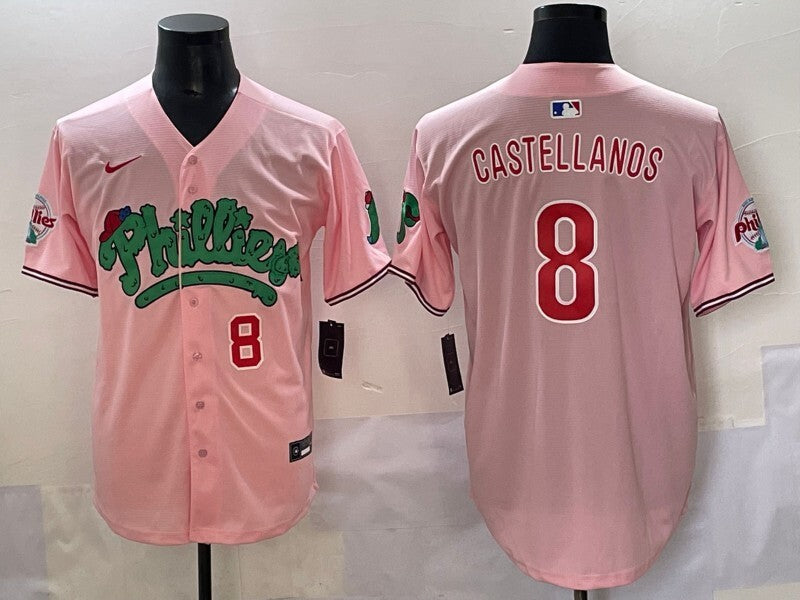 Philadelphia Phillies #8 Nick Castellanos Phillies 4 Collaboration Style 1