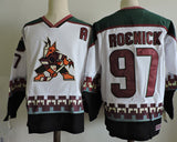 Phoenix Coyotes #97 Jeremy Roenick White Retro
