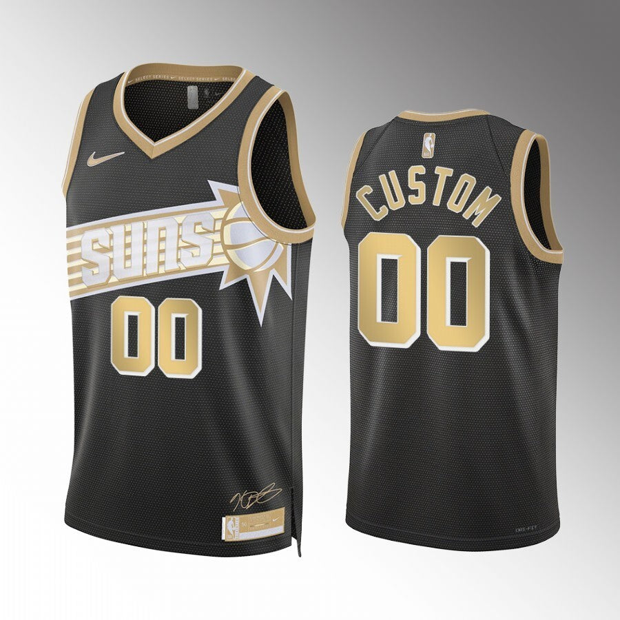 Phoenix Suns Custom 2024 NBA Select Series Black Style 2