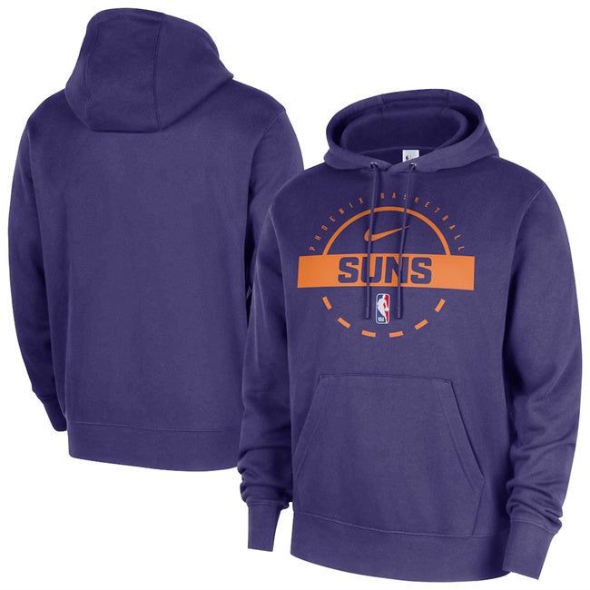 Phoenix Suns Purple 2025 26 Practice Club Pullover Hoodie2