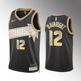 Phoenix Suns #12 Ish Wainright 2024 NBA Select Series Black Style 2