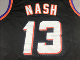Phoenix Suns #13 Steve Nash Suns 13 Black Gold Logo Style 1