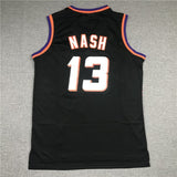 Phoenix Suns #13 Steve Nash Suns 13 Black Gold Logo Style 2
