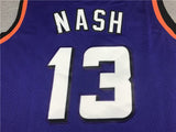 Phoenix Suns #13 Steve Nash Suns 13 Purple Gold Logo Style 1