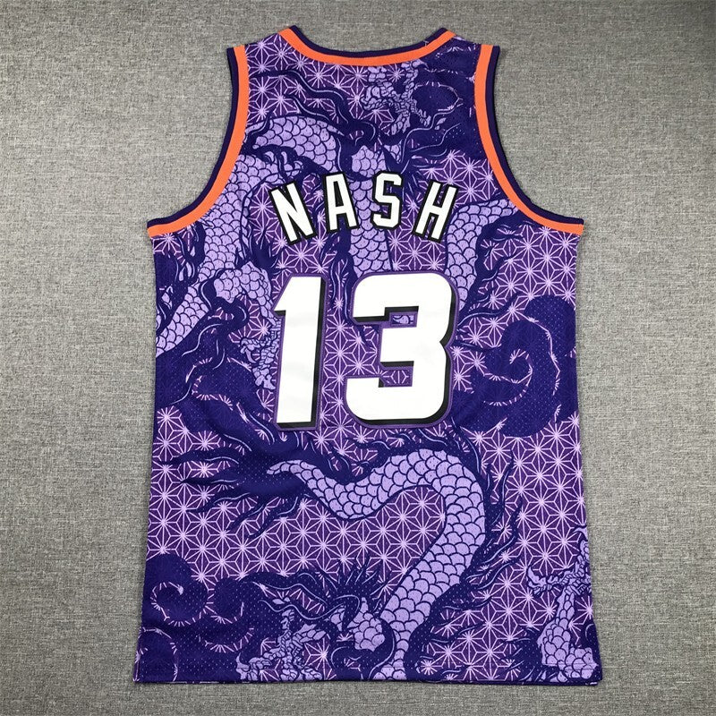 Phoenix Suns #13 Steve Nash Suns 13 Purple s-xxl Style 1