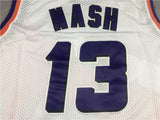 Phoenix Suns #13 Steve Nash Suns 13 White Gold Logo Style 1