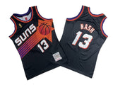Phoenix Suns #13 Steve Nash Suns 13 # Black 96-97 Season Mitchell Retro Jersey Style 1