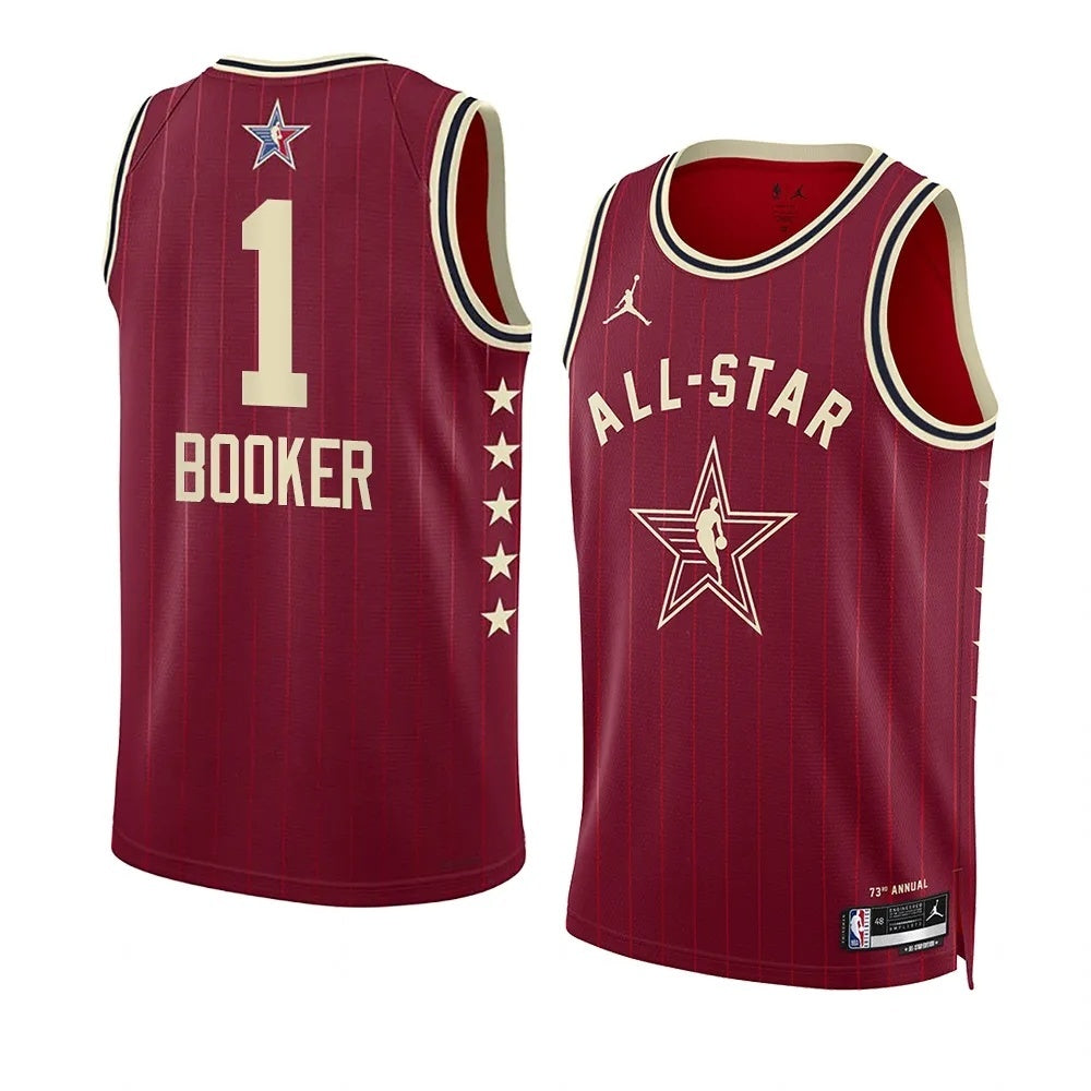 Phoenix Suns #1 Devin Booker 2024 NBA All-Star Swingman Jersey Style 1