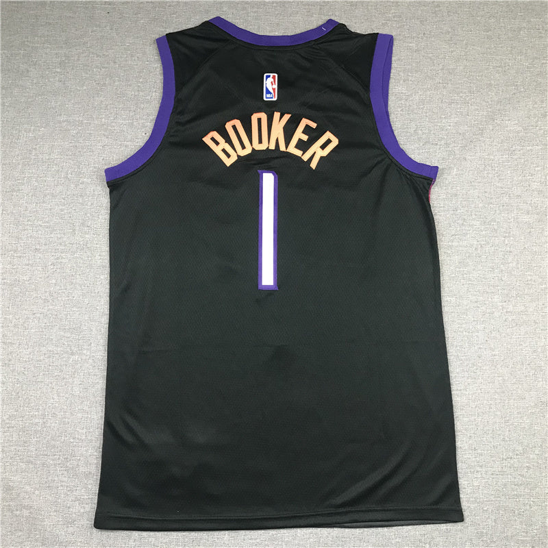 Phoenix Suns #1 Devin Booker 21 Suns 1 Black City Edition Style 1