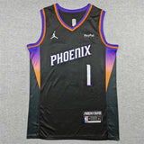 Phoenix Suns #1 Devin Booker 26 Suns 1 Black Style 2