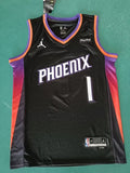 Phoenix Suns #1 Devin Booker Black 2025 Statement Suns 1 City Edition Style 2