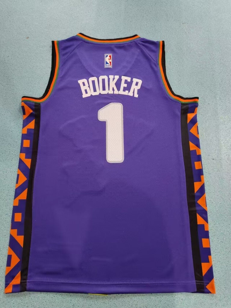 Phoenix Suns #1 Devin Booker New Season Suns 1 City Edition Style 1