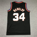 Phoenix Suns #34 Charles Barkley Suns 34 Black Gold Logo Style 2