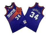 Phoenix Suns #34 Charles Barkley Suns 34 # Purple 92-93 Season Mitchell Retro Jersey --. Barkley Style 1