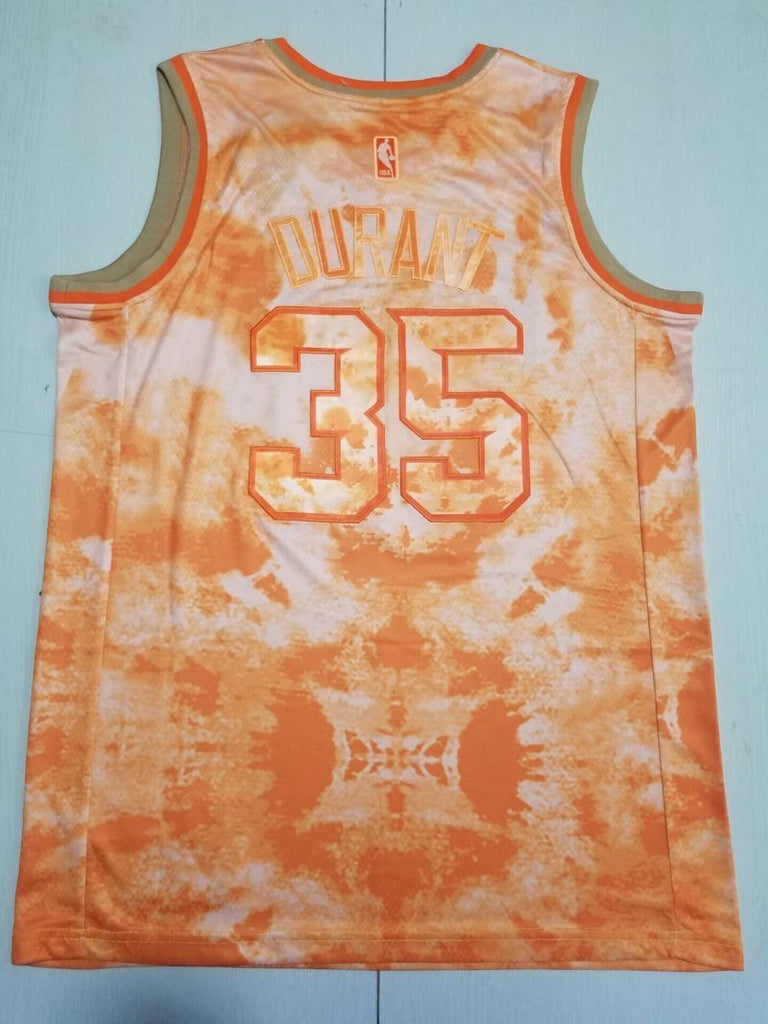 Phoenix Suns #35 Kevin Durant Suns 35 Orange s-xxl Style 1