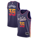 Phoenix Suns #35 Kevin Durant Unisex 2023 24 Swingman Jersey - Purple - City Edition