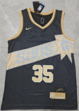 Phoenix Suns #35 durant 2425 jersey blackgold Style 2