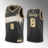 Phoenix Suns #8 Grayson Allen 2024 NBA Select Series Black Style 1
