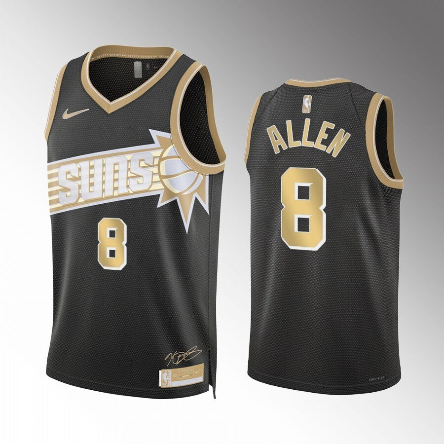 Phoenix Suns #8 Grayson Allen 2024 NBA Select Series Black Style 2