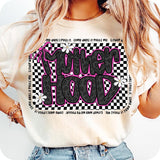 Pink Checkered Motherhood Coquette T-Shirt, Some Days I Rock It T-Shirt, Funny Mom Sarcastic T-Shirt, Mama T-Shirt, Mom T-Shirt, Mothers Day T-Shirt