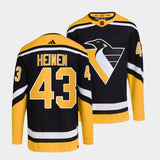 Pittsburgh Penguins #43 danton-heinen-black-2022reverse-retro-2.0-authentic-primegreen-jersey