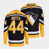 Pittsburgh Penguins #44 jan-rutta-black-2022reverse-retro-2.0-authentic-primegreen-jersey