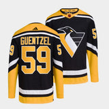 Pittsburgh Penguins #59 jake-guentzel-black-2022reverse-retro-2.0-authentic-primegreen-jersey