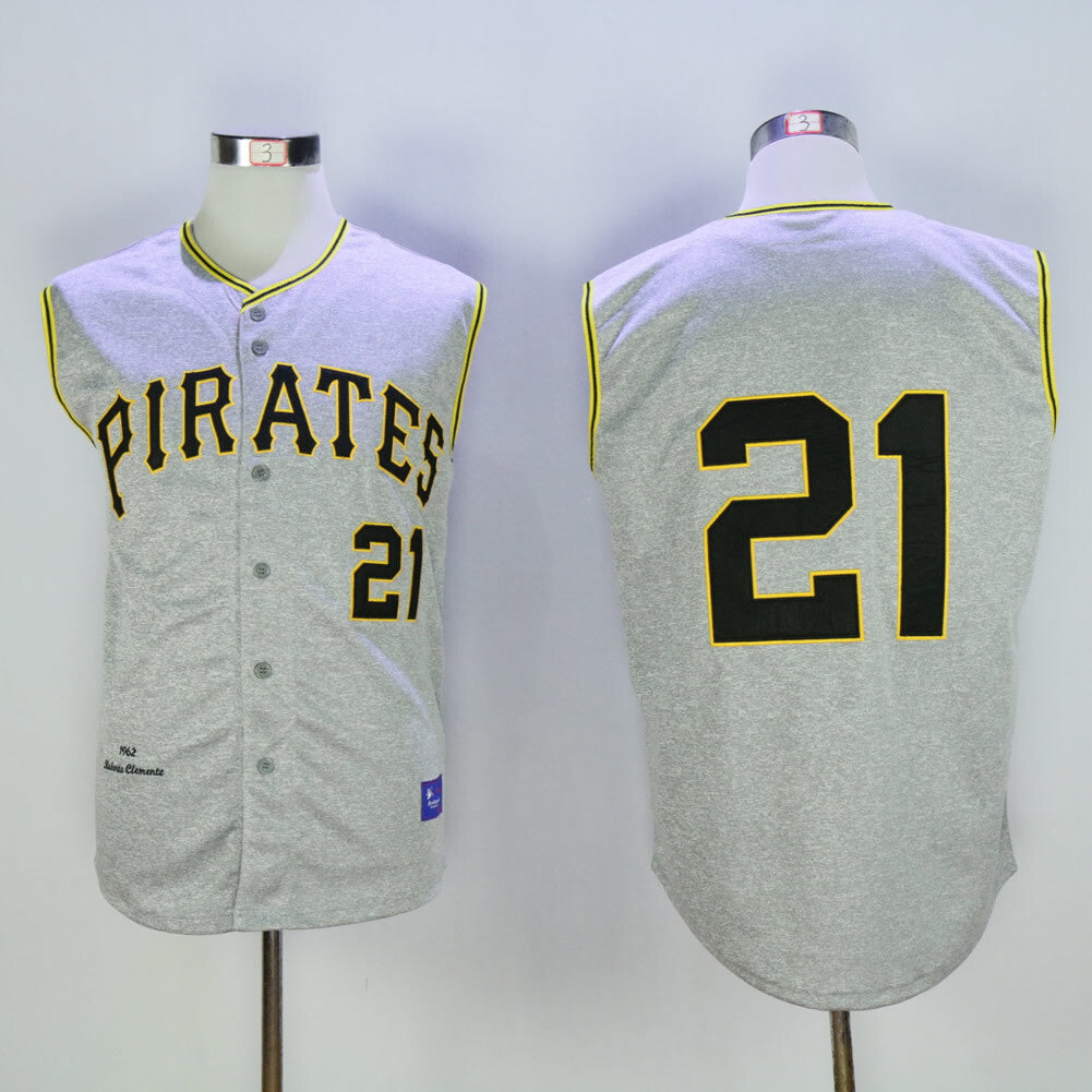 Pittsburgh Pirates #21 Pirates 21 Hemp Gray 1962 Retro