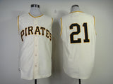 Pittsburgh Pirates #21 Pirates 21 Off-White 1962 Retro