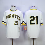 Pittsburgh Pirates #21 Pirates 21 White Pullover 1971 Retro