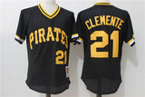 Pittsburgh Pirates #21 Roberto Clemente Mesh Throwback