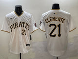 Pittsburgh Pirates #21 Roberto Clemente Pirates Adult Style 2