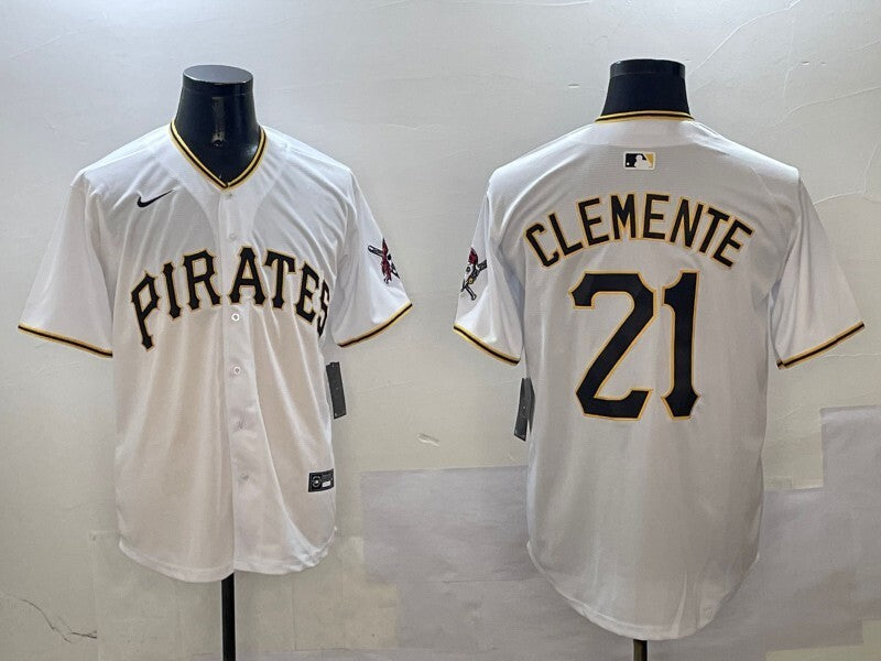 Pittsburgh Pirates #21 Roberto Clemente Pirates Adult Style 3