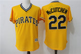 Pittsburgh Pirates #22 Andrew McCutchen Yellow Retro Fan