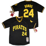 Pittsburgh Pirates #24 Barry Bonds Pirates 24 Black Retro