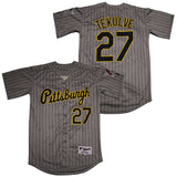 Pittsburgh Pirates #27 Kent Tekulve Pirates 27 Gray Black Inverted