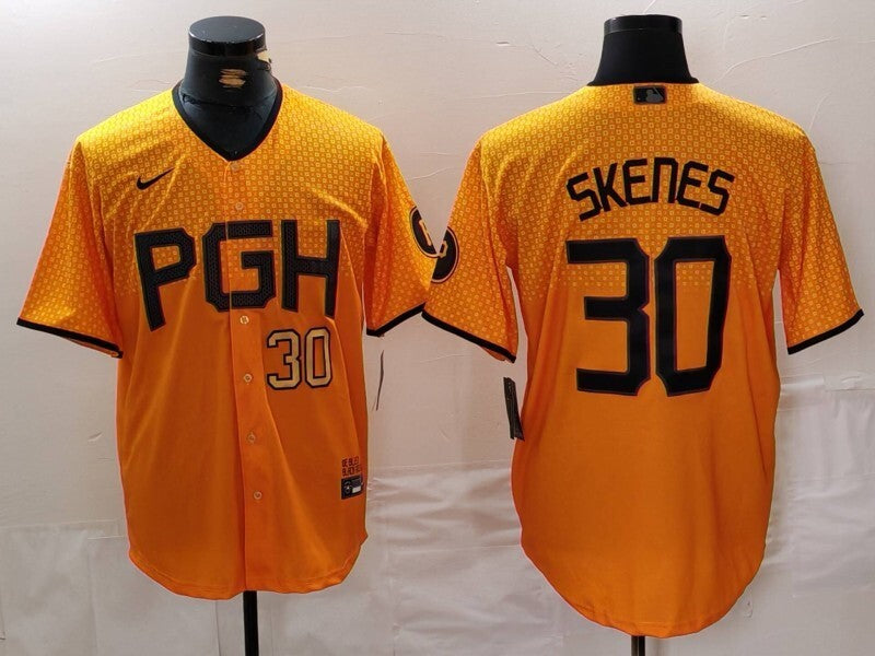 Pittsburgh Pirates #30 Paul Skenes Pirates City Adult Style 3