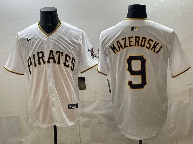 Pittsburgh Pirates #9 Bill Mazeroski Pirates Adult Style 1
