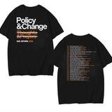 Policy And Change Gun Reform Now 2 Side Shirt, Motivational Slogan Shirt, Prayers Slogan Tee, Quote Shirt
