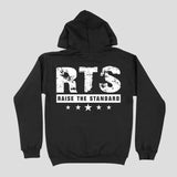 OG Black Hoodie by Handcrafted - Cotton/Polyester Blend, Unisex Fit, Printed Pattern, Long Sleeve