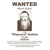 Popcorn Sutton Wanted Pocket Tee