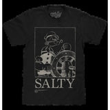 Popeye The Sailor Man Salty T-Shirt - Black
