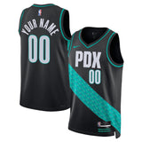 Portland Trail Blazers Active Player Custom Black 2025 26 City Edition Edition