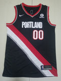 Portland Trail Blazers #00 Scoot Henderson Trail Blazers 00 Black S-XXL Style 2